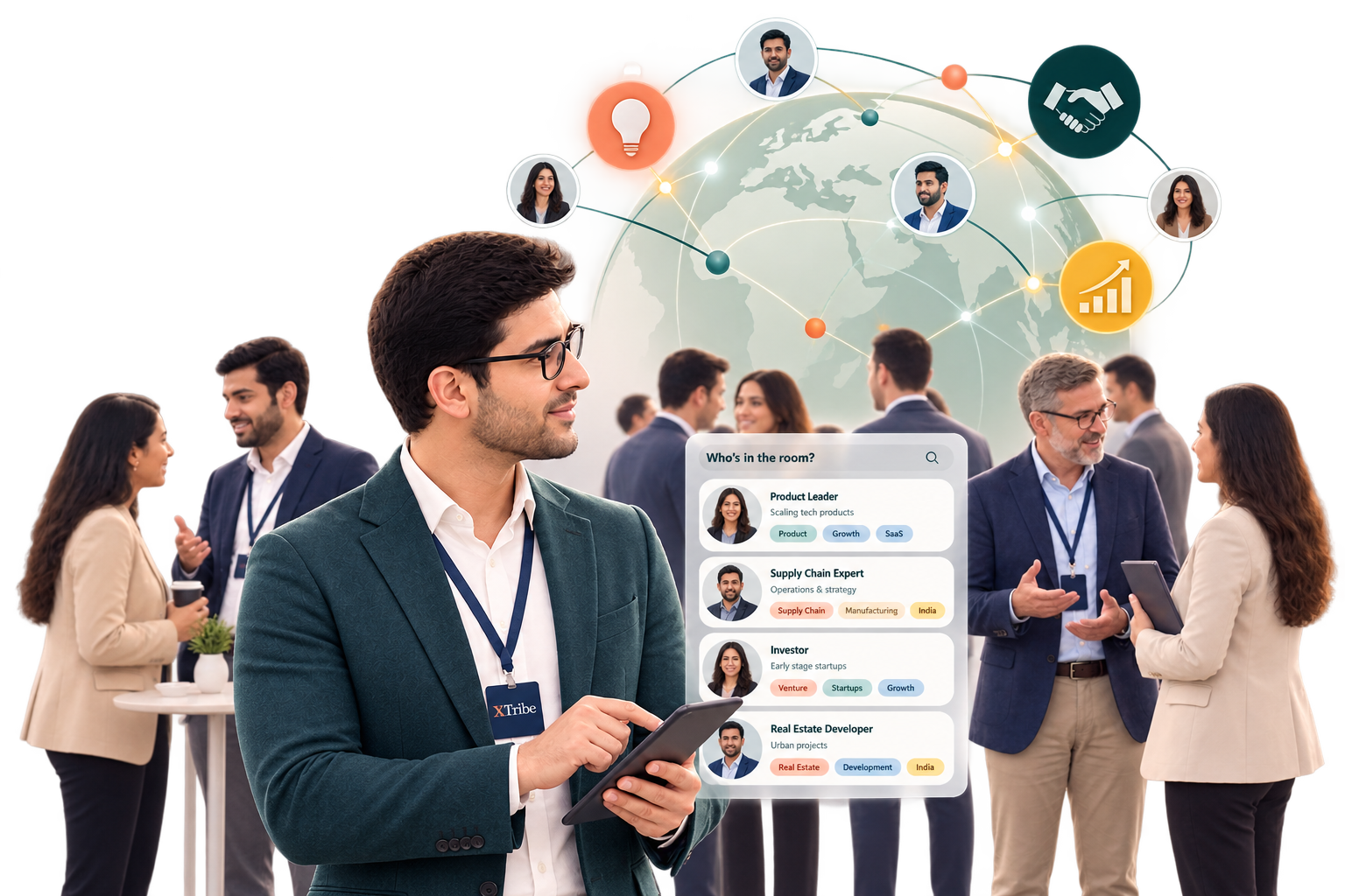 XTribe professional context making relevant people and perspectives easier to recognise