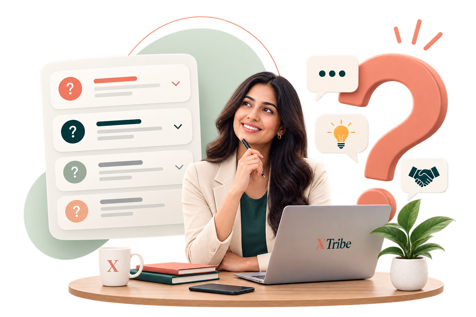 Questions about XTribe experiences, professional context and community continuity